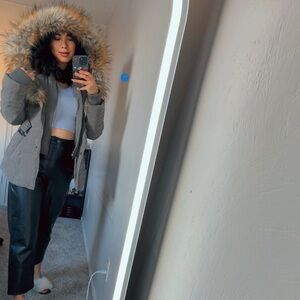 Express Fur-Trimmed Puffer Jacket